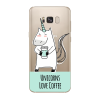 Husa Samsung Galaxy S8 Silicon Premium UNICORNS LOVE COFFEE